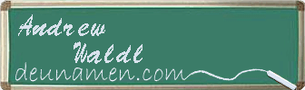 Andrew Waldl Visitenkarte